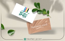 کارت ویزیت سلفون براق