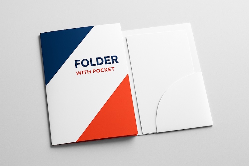 فولدر مقوایی جیب‌ دار چیست؟