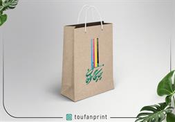 ساک دستی کرافت ضخیم / چهاررنگ